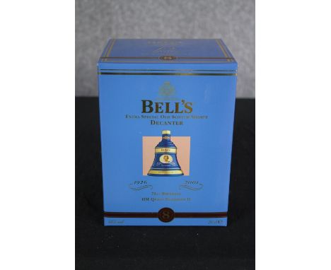 Bell's Whisky. An unopened presentation decanter bottles. Special edition, issued 2016 to commemorate The Queen Mother's 90th
