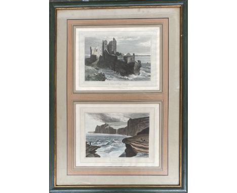 By and after William Daniell (1769-1837), four early 19th century engravings, 'The Snook, Hoy, Orkney', 'Castles Sinclair and