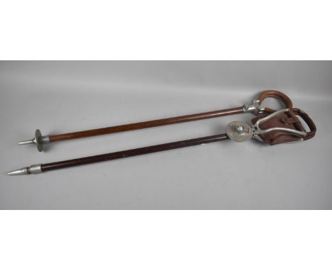 Two Vintage Shooting Sticks 