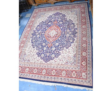 A Large Vintage Patterned Carpet, 380x286cm 