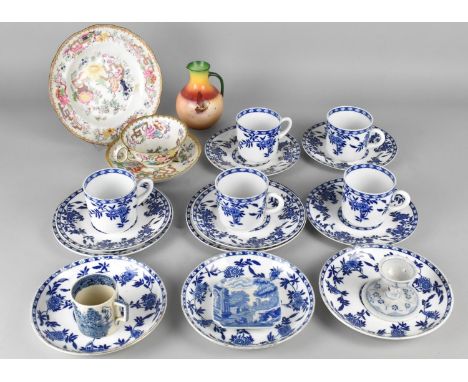 A Collection of Various 19th/20th Century Ceramics to Comprise W. H. Robinson Baltimore China 'Delph' Cups and Side Plates, E
