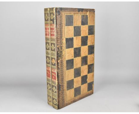 A Vintage Games Box for Chess and Backgammon, Condition issues to Outer and Inner, 45cms Wide 