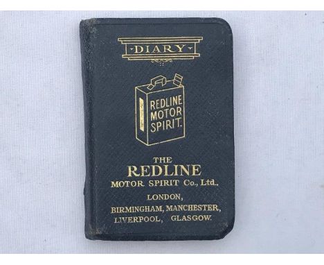 A Redline Motor Spirit diary for 1927.