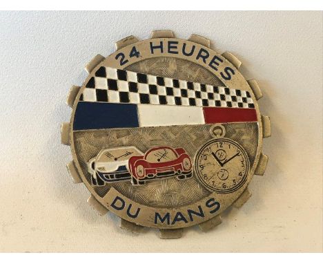A Le-Mans 24-hrs part enamel badge, made in Italy by Ragni.