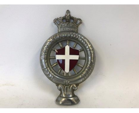 A Royal Danish Automobile Club badge (KGL Dansk Automobil Klub) no. A2539.