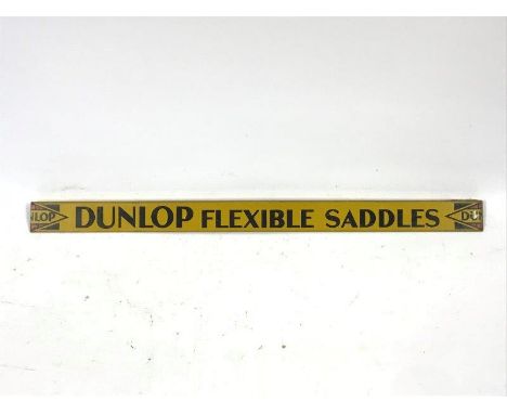 A Dunlop Flexible Saddles shelf strip, in good condition. 