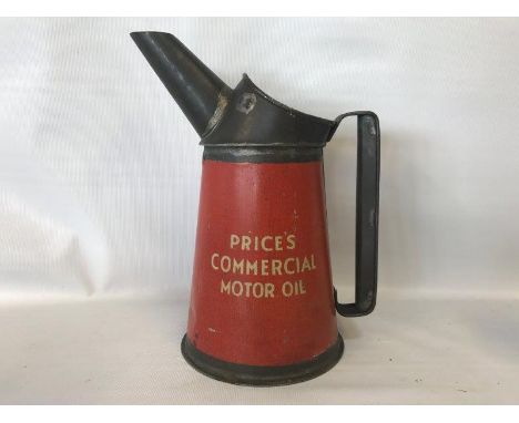 A rare Price's Commercial Motor Oil quart measure. 