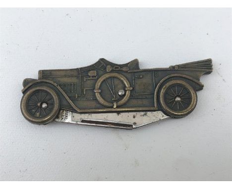 A vintage car penknife, large scale. 