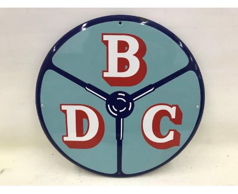 A Bedford Driver's Club circular enamel sign, in excellent condition, 16" diameter.