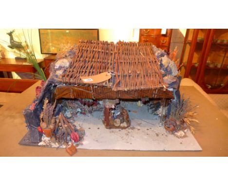 A vintage nativity model 