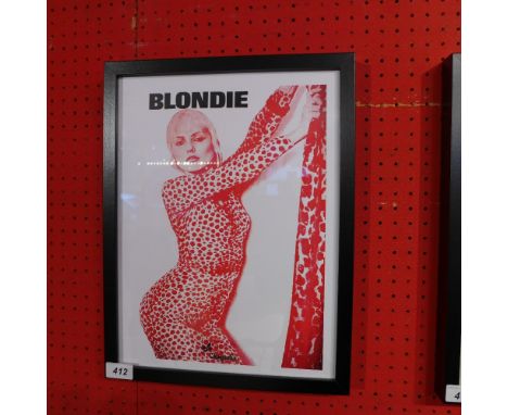 A framed and glazed art print 'Blondie' 30 x 40cm