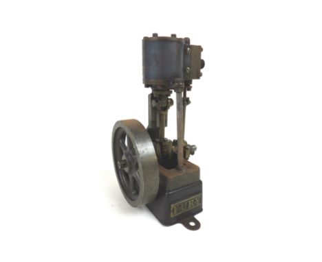 A 'FURY' single piston model stationary engine, 11 by 18.5 by 15cm. (1)