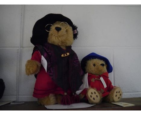 Steiff limited edition Aunt Lucy bear and a Steiff Paddington Bear 