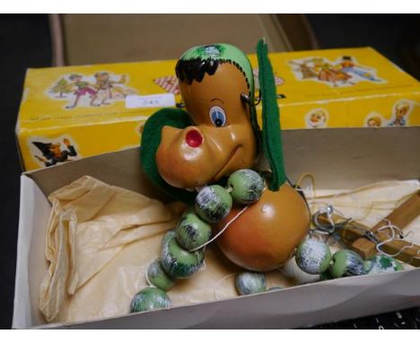 Mid 20th century Pelham Puppet Little Dragon with box