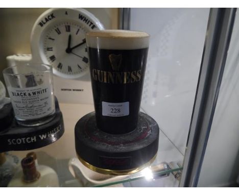 20th century Guinness display bar light