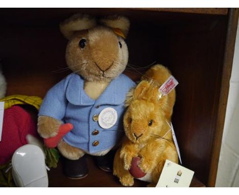 Steiff limited edition  Beatrix Potter Squirrel Nutkin limited edition of 1500 and a Steiff Beatrix Potter Peter Rabbit