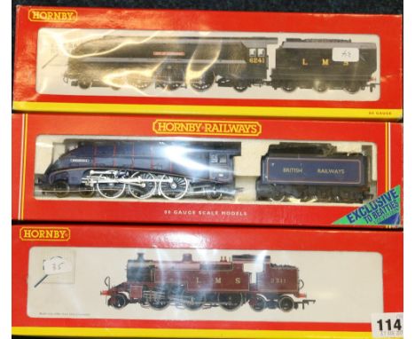 Hornby OO gauge model railways to include R2270 4-6-2 City of Edinburgh locomotive and tender R2037, 4-6-2 Woodcock locomotiv