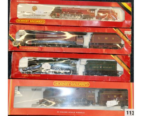 Hornby OO gauge model railways to include 4-6-0 Albert Hall locomotive and tender, 4-6-0 Duchess of Sutherland locomotive and