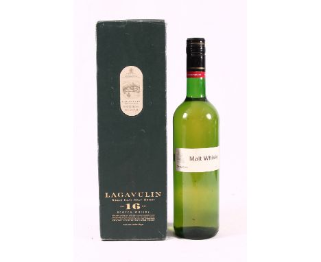 LAGAVULIN 16 year old Islay single malt scotch whisky 100cl 43% vol, boxed and DRUID'S DRAP malt whisky 40% vol (2)
