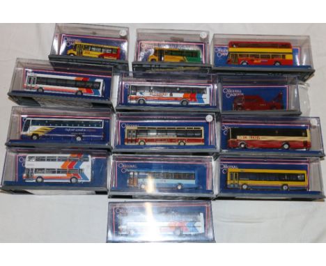 Thirteen Corgi Bus Operators in Britain limited edition 1:76 scale models, boxed