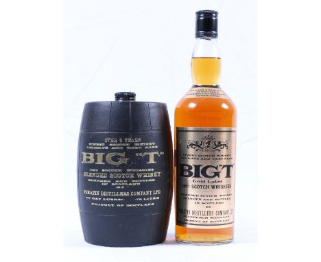 BIG T 5 year old blended Scotch Whisky, 40°GL 75cl and BIG T gold label blended Scotch Whisky. (2)