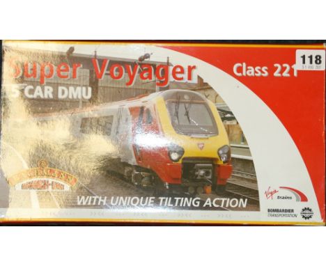 Bachmann Branch-Line 32-625 class 221 Virgin Supper Voyager 5 car unit, boxed