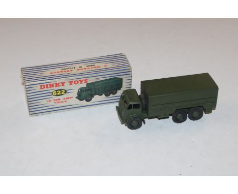 A boxed Dinky toy 10 ton army truck No. 622