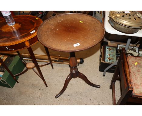 A 19th Century mahogany tripod occasional table 