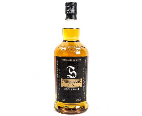 A bottle of Springbank C.V single malt Scotch whisky, 46%, 70cl 