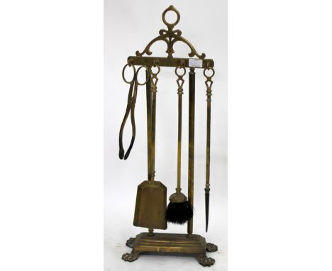 AN ANTIQUE OVAL COPPER JELLY MOULD together with an old oil lamp, a pair of brass candlesticks, further candlesticks  and oth