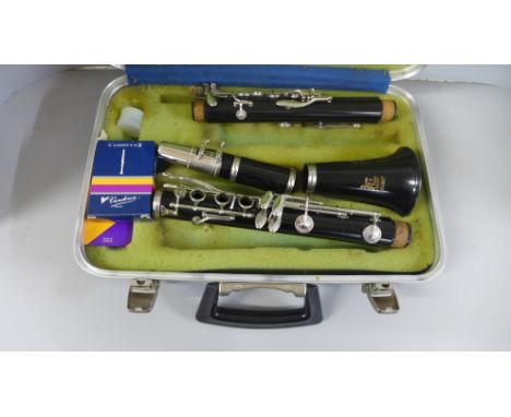 A cased Boosey &amp; Hawkes Regent clarinet, cased 