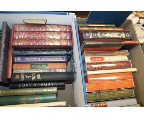 TWO BOXES OF FOLIO SOCIETY BOOKS
