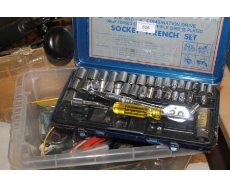 A QUANTITY OF ASSORTED HAND TOOLS ETC 