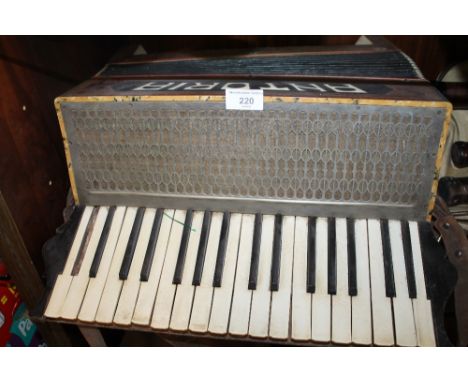 AN 'ANTORIA' PIANO ACCORDION A/F