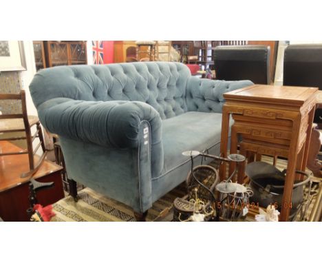 A 19th century Chesterfield sofa