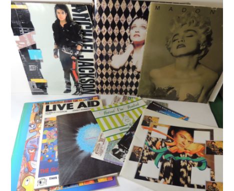 Tour Programmes: Michael Jackson World Tour 1988; Madonna World Tour 1987 and Girlie Tour 1993; Paul Young; Wham 1986; Live A