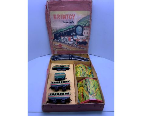 Brimtoy Train Set with Key - Working 