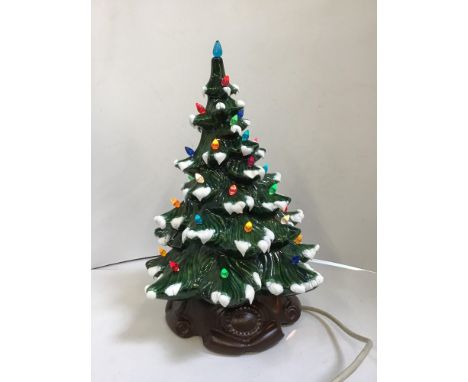 Illuminated Ceramic Christmas Tree - Boxed 