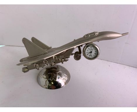 Jet Aircraft Clock 