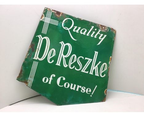 Edwardian Double Sided Enamel Sign 