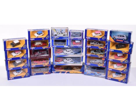 Collection of Corgi 1:43 Scale Die-Cast Models, including two Mini Italian Job Special Edition sets and a Mini Racers set, 12