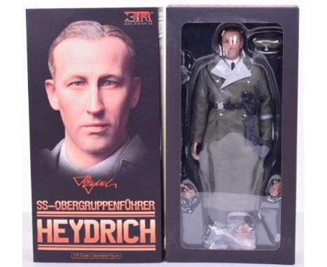 3reich 1/6 Scale collectible Figure, SS-Obergruppenfuhrer Hydrich in near mint to mint boxed condition. (1 item) 