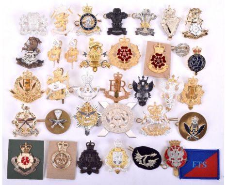 Collection of Modern British Army Cap Badges, regiments include The Royal Welsh, Dorset Yeomanry, Westminster Dragoons, The S
