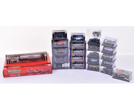 Various Police and Sports Car 1:72 and 1:64 Scale Models, Hongwell Cararama Mini Cooper Police, Land Rover 4.6HSE Police, BMW