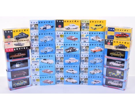 Mostly Police Collection of Corgi/Vanguard 1:43 Scale Die-Cast Models, including Ford Zephyr 6 MkIII, Triumph Dolomite Sprint