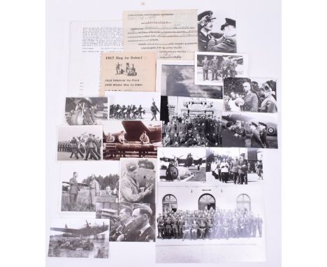 Photograph Archive of Polish Bomber Pilot Roman Stadtmuller DFC, consisting of mostly re-print black and white photographs co