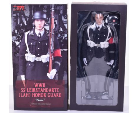 3reich 1/6 Scale collectible Figure, WWII SS Liebstandarte (LAH) Honor Guard “Aron” in near mint to mint boxed condition. (1 