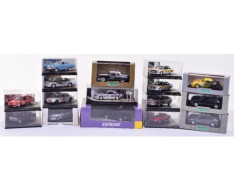 Various Vitesse Sports Car 1:43 Scale Models, including Opel Asconda 400 no 1774 of 2500, Onyx Vauxhall Vectra BTCC 1997 Clel