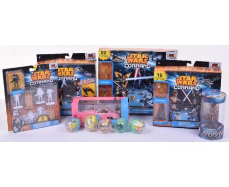 Star Wars Command Sets and Thunderbird Collectibles, including 4 x Star Wars Command Sandstrooper Strike, Final Battle, Death