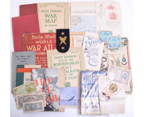 Quantity of Various Items of Military Ephemera, including BBC at War, 15x Army Bureau of Current Affairs booklets, 1940 The B